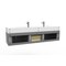 Castello Usa Nile 72" Wall Mounted  Gray Vanity With White Top And  Gold Handles CB-MC-72G-GLD-2053-WH - alternate 8